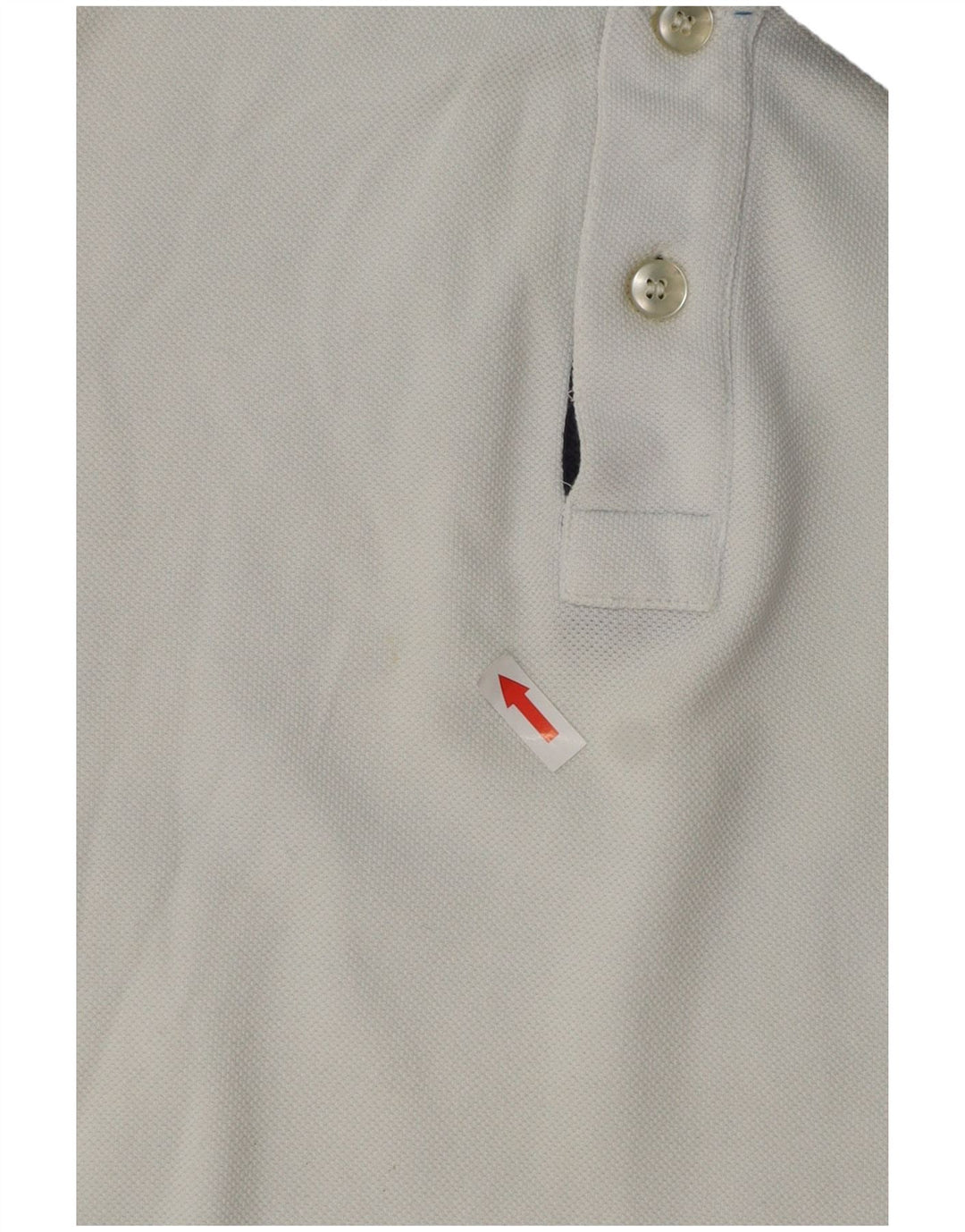 North Sails Mens Rugby Polo Shirt Medium White Cotton