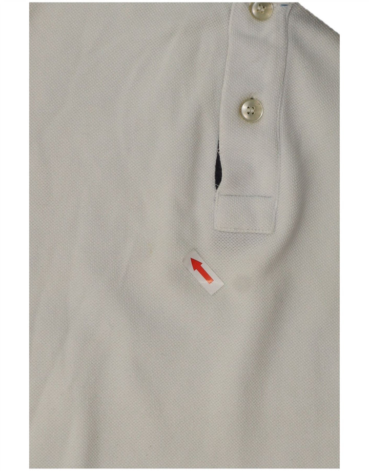 North Sails Mens Rugby Polo Shirt Medium White Cotton
