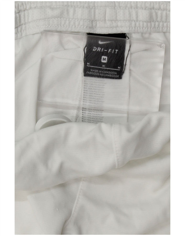 Nike Mens Dri Fit Sport Shorts Medium White Polyester