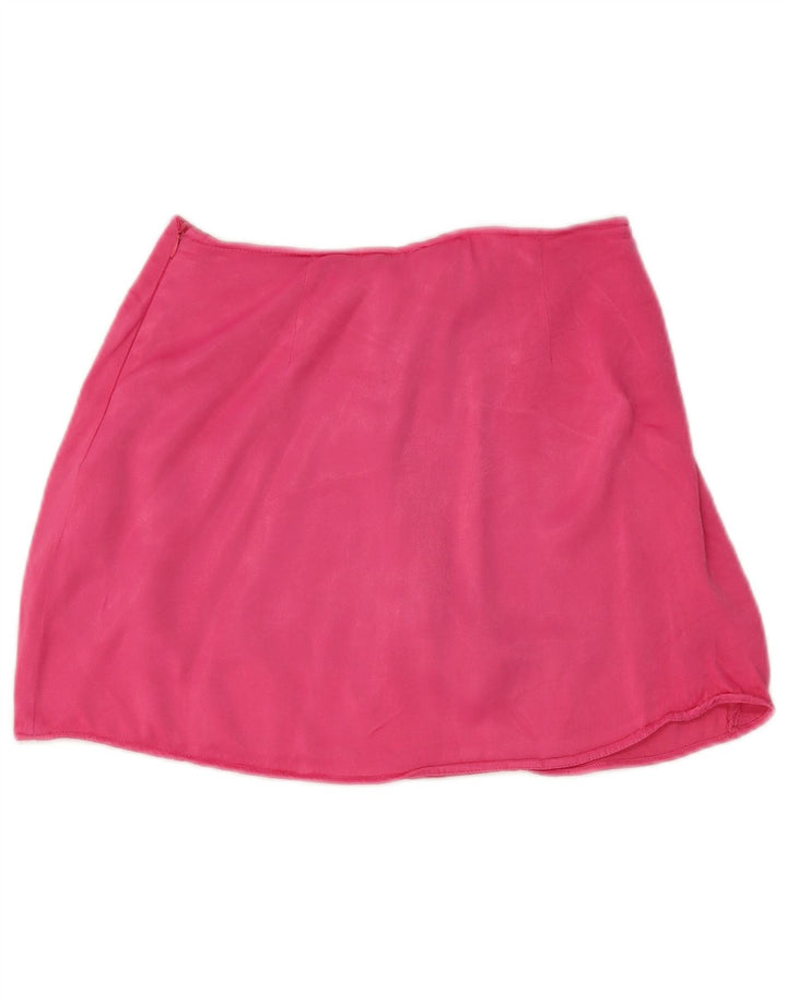Женская юбка Zara Small W26, розовая вискоза