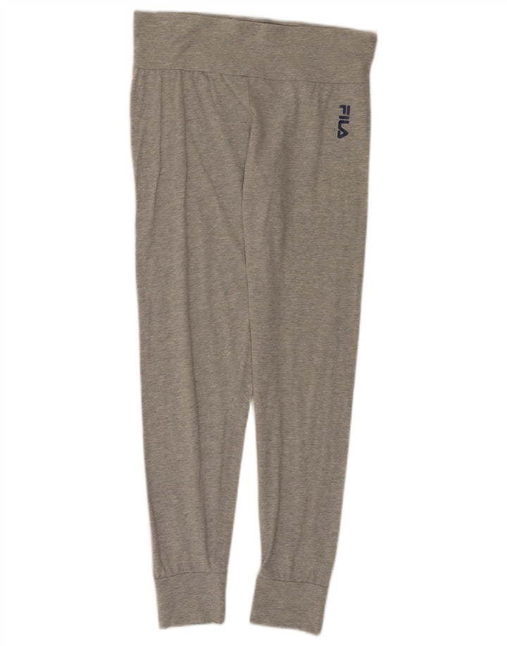 Fila Womens Leggings UK 12 Medium Grey Flecked