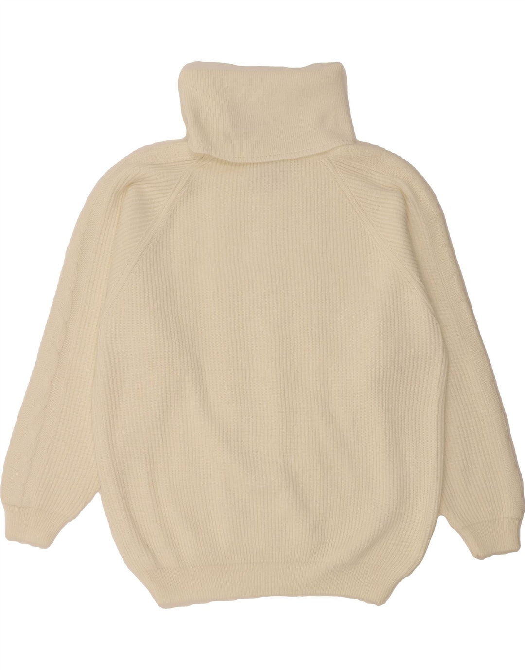 NEW FAST Womens Oversized Roll Neck Jumper Sweater UK 16 Large White Vintage New Fast and Second-Hand New Fast from Messina Hembry 
