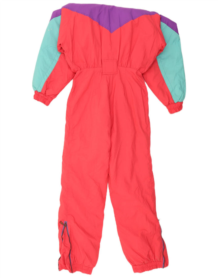 Combinaison de ski femme vintage IT 42 Medium multicolore colourblock