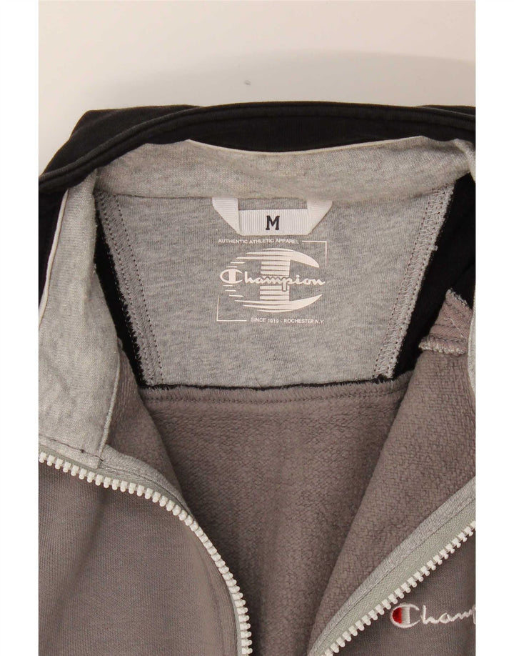 Champion Mens Tracksuit Top Jacket Medium Grey Colourblock