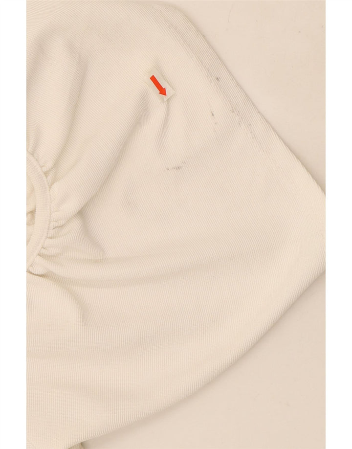 Zara Womens Off Shoulder Dress UK 10 Small White