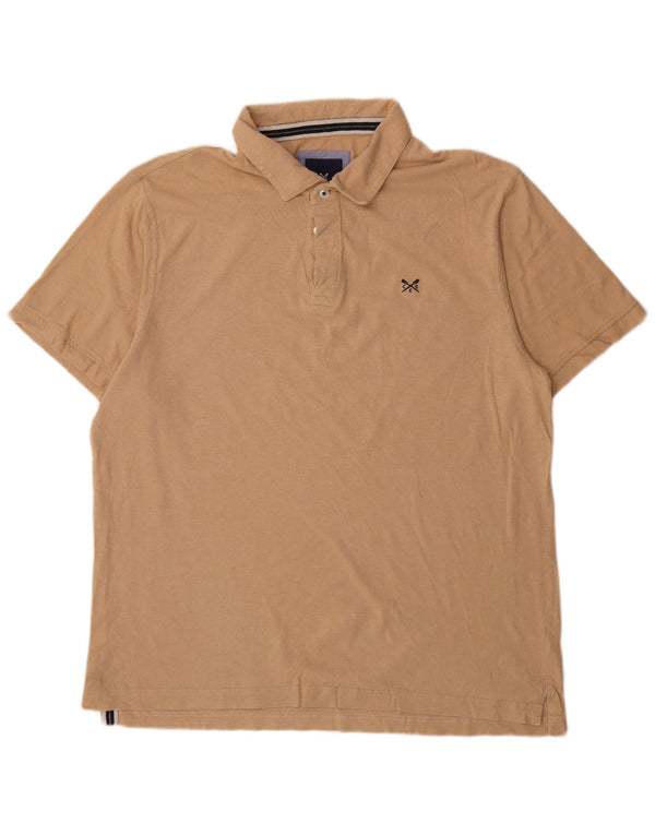 Crew Clothing Polo da uomo XL in cotone beige