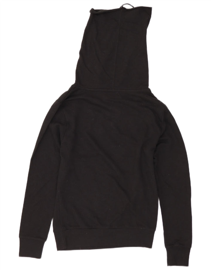 Zara Mens Roll Neck Sweatshirt Jumper Small Black Cotton