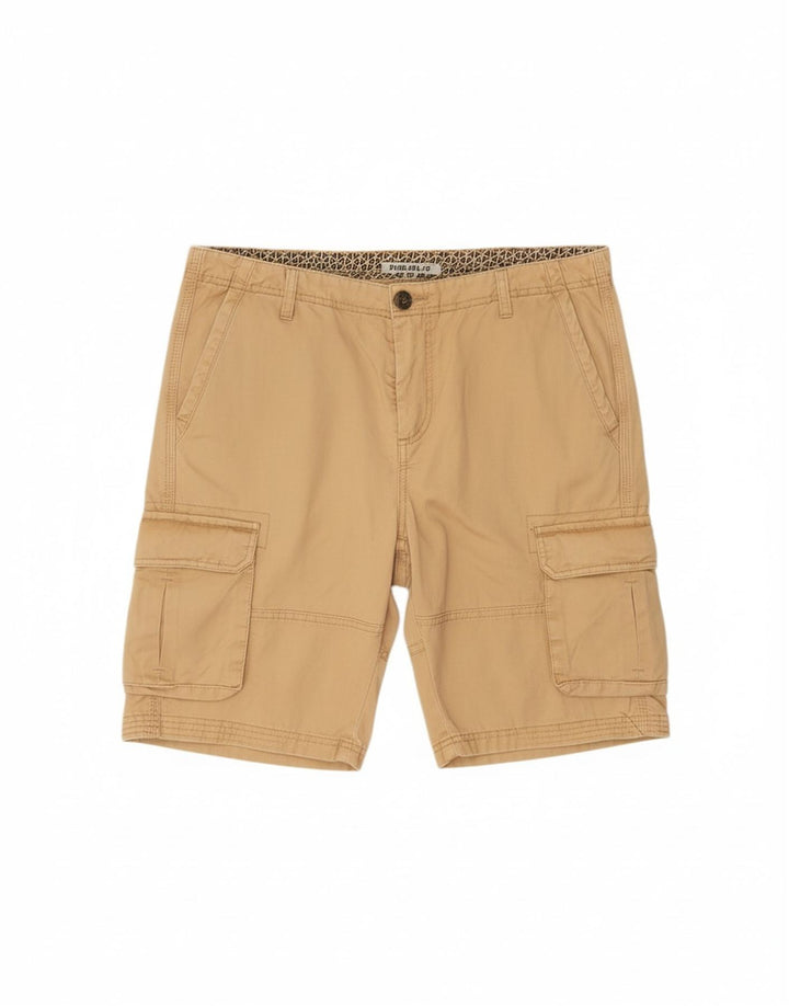 FRED MELLO Mens Cargo Shorts W34 Large Beige Vintage Fred Mello and Second-Hand Fred Mello from Messina Hembry 