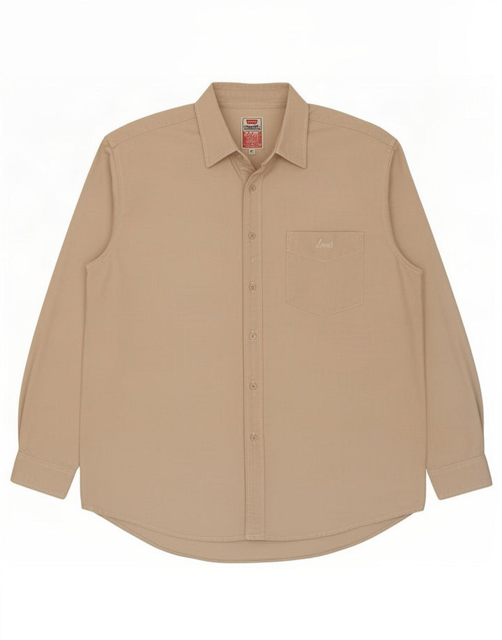 Levi's Herrenhemd Large Beige Baumwolle
