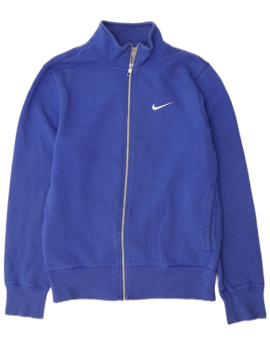 NIKE Herren-Trainingsanzug-Oberteil, Jacke, Größe S, Blau, Baumwolle