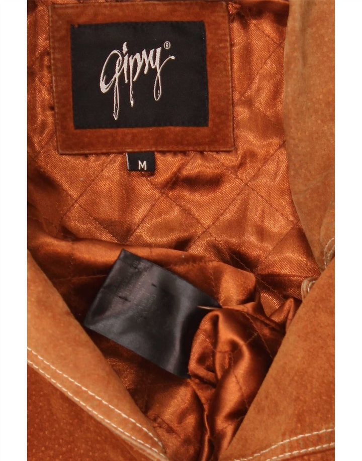 Gipsy Γυναικείο Suede Jacket UK 14 Medium Brown Δερμάτινο