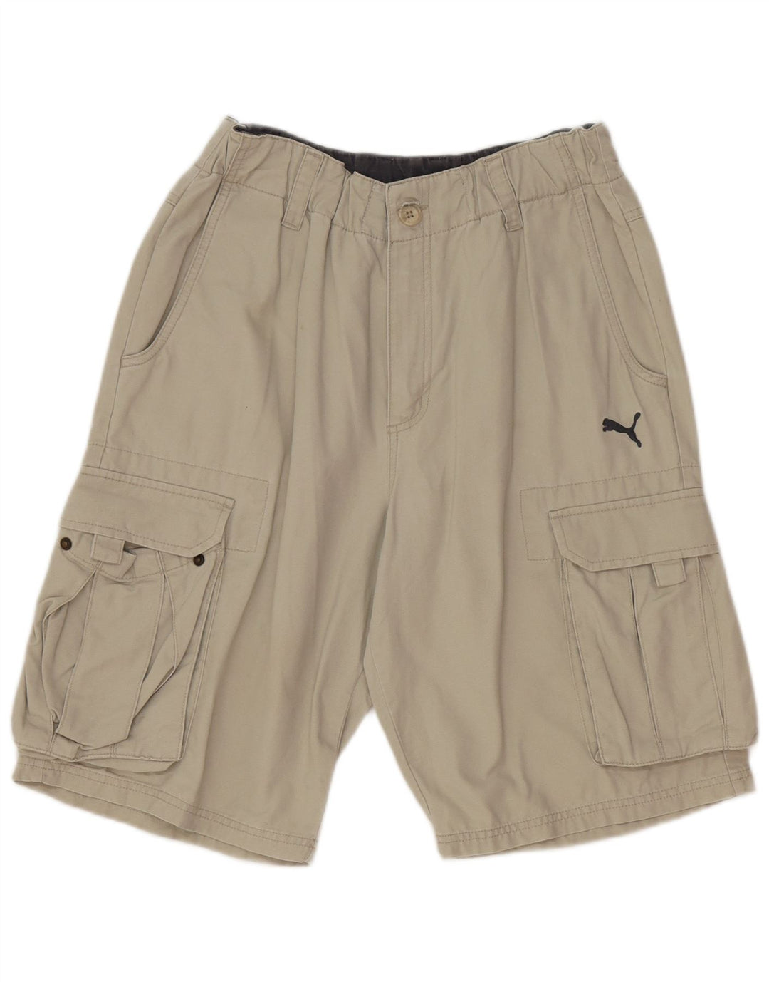 Puma Mens Cargo Shorts Medium W32  Grey Cotton