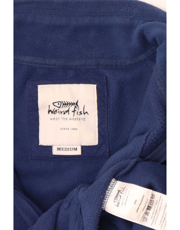 Weird Fish Chaqueta polar para hombre UK 38 Medium Azul marino Poliéster