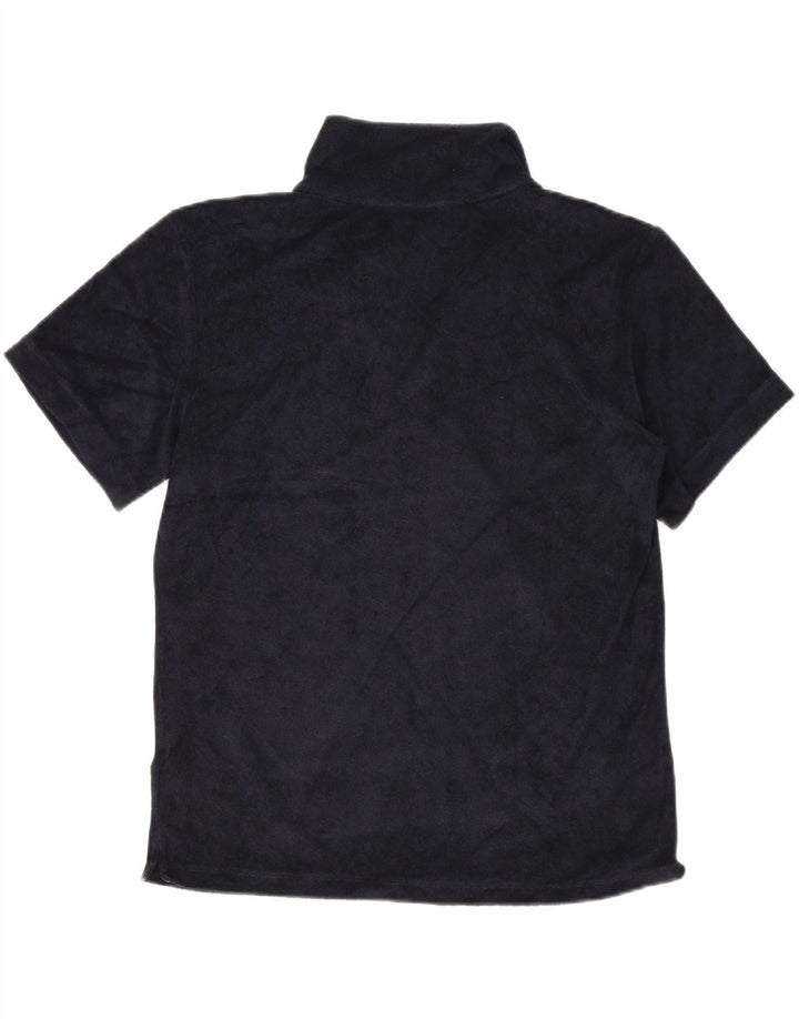 TOMMY HILFIGER Mens Polo Shirt Medium Navy Blue Cotton