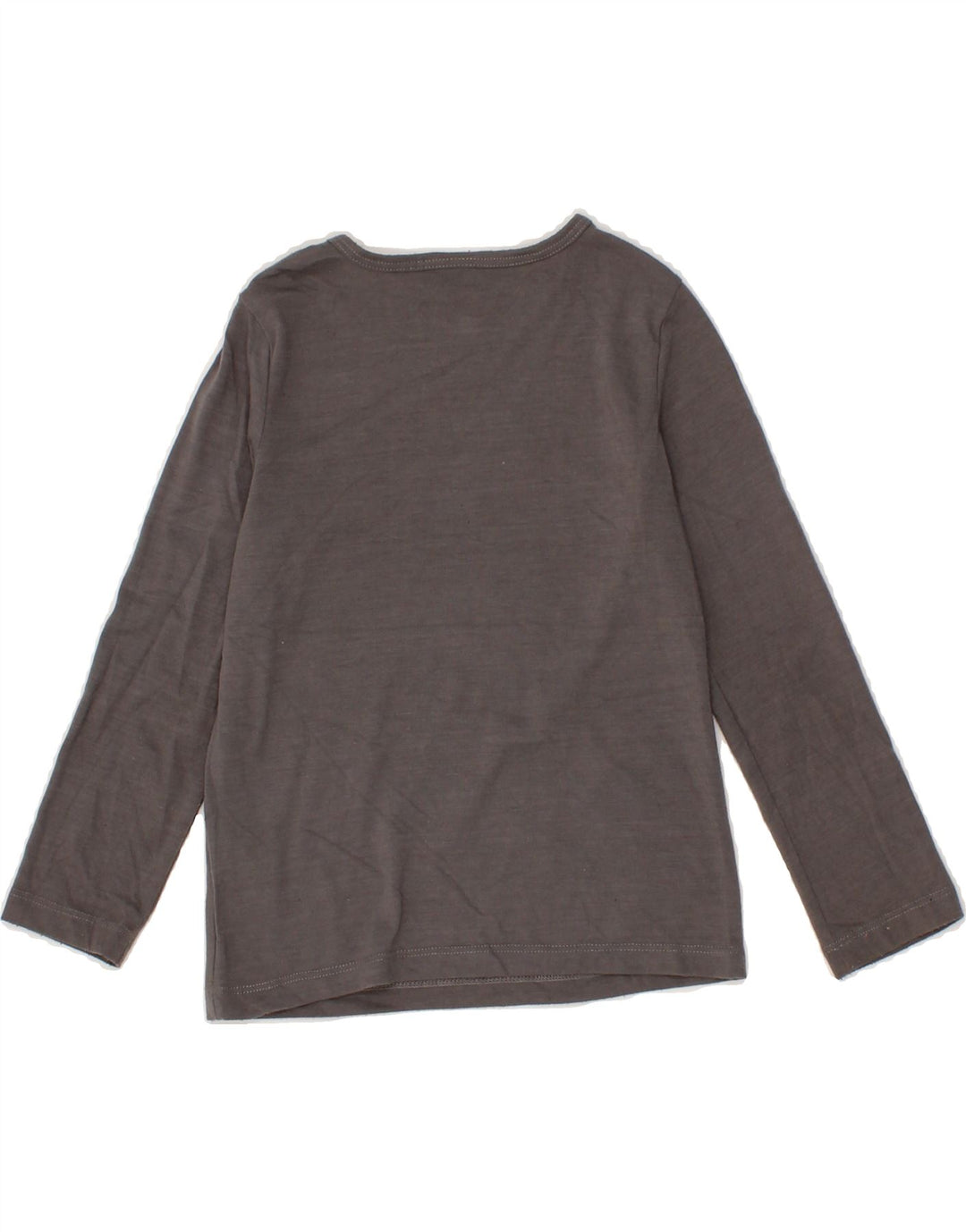 PUMA Girls Graphic Top Long Sleeve 7-8 Years Small Grey Polyester Vintage Puma and Second-Hand Puma from Messina Hembry 