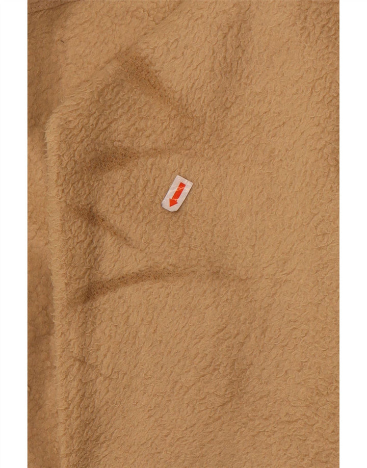 Fila Mens Fleece Jacket UK 36 Small Beige Colourblock Polyester