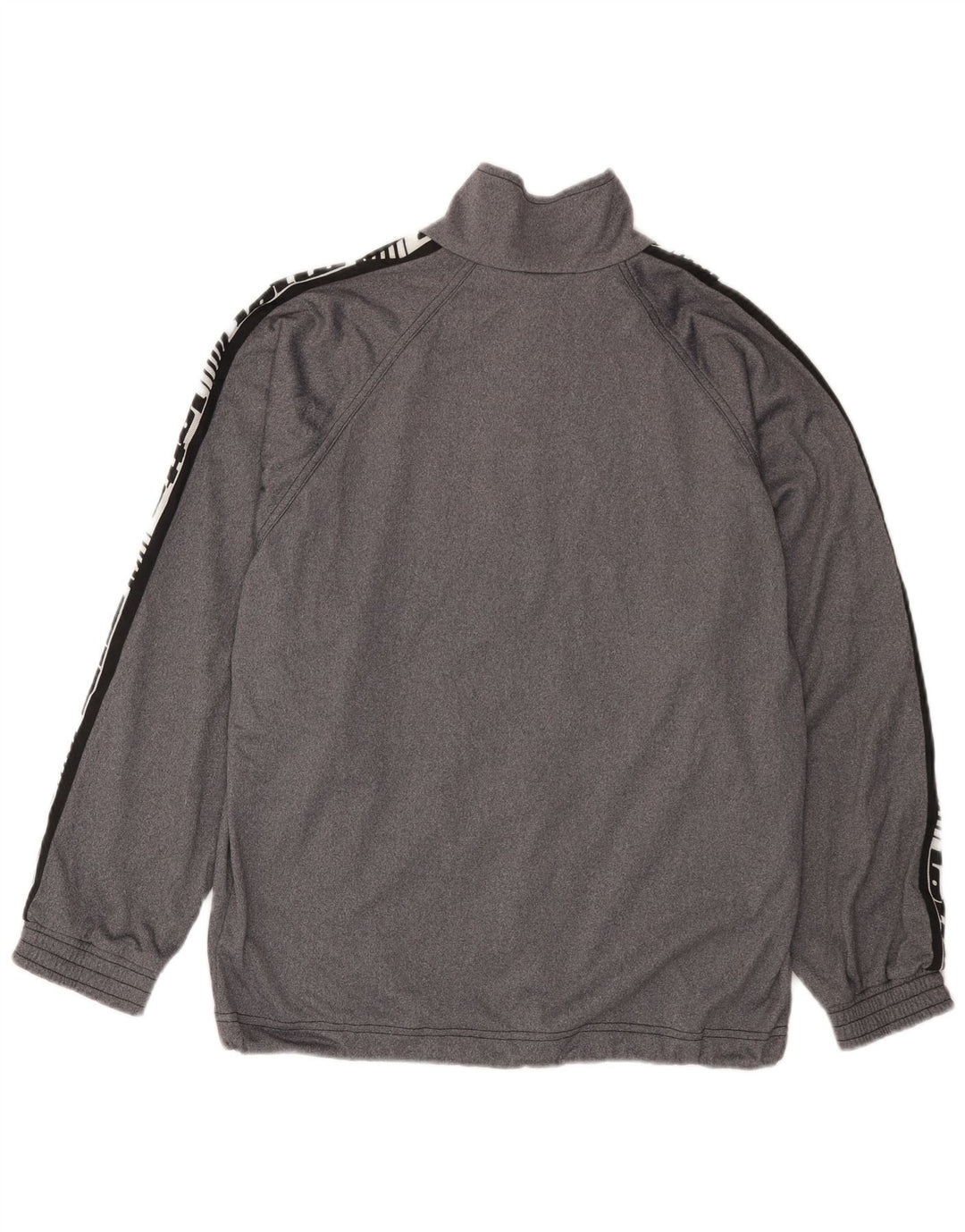 Lotto Mens Graphic Tracksuit Top Jacket UK 38/40 Medium Grey Colourblock