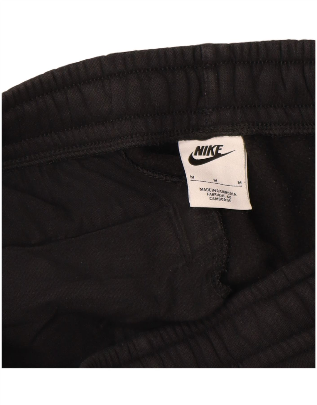 Nike Mens Tracksuit Trousers Joggers Medium  Black Cotton