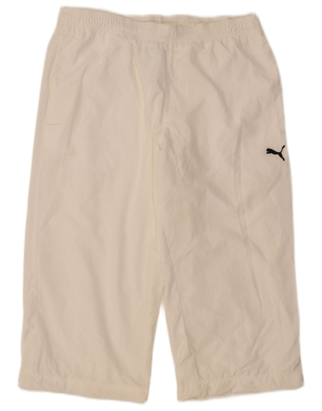 PUMA Mens Bermuda Sport Shorts Medium  White Polyester