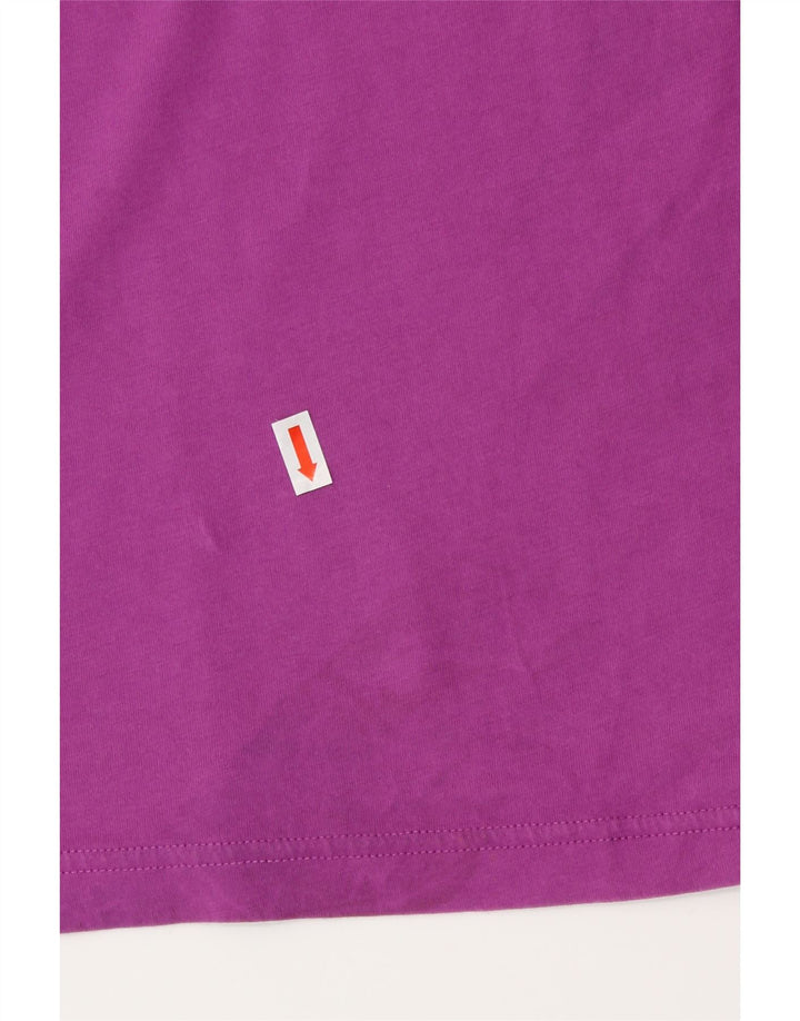 MICHAEL KORS Mens Polo Shirt Medium Purple Cotton