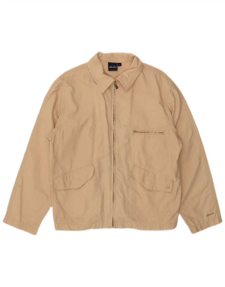 Ellesse Herre Utility Jacket UK 42 XL Beige Bomuld