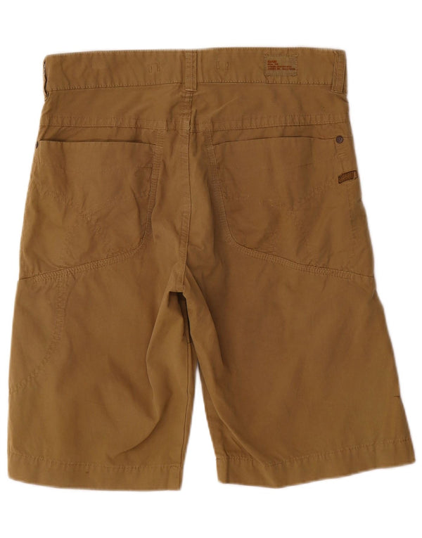 Gas Mens Casual Shorts W30 Medium Beige Cotton