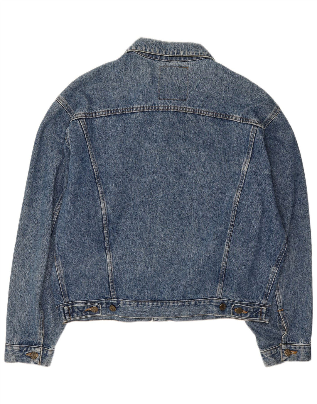 CARRERA Mens Denim Jacket UK 40 Large Blue Cotton