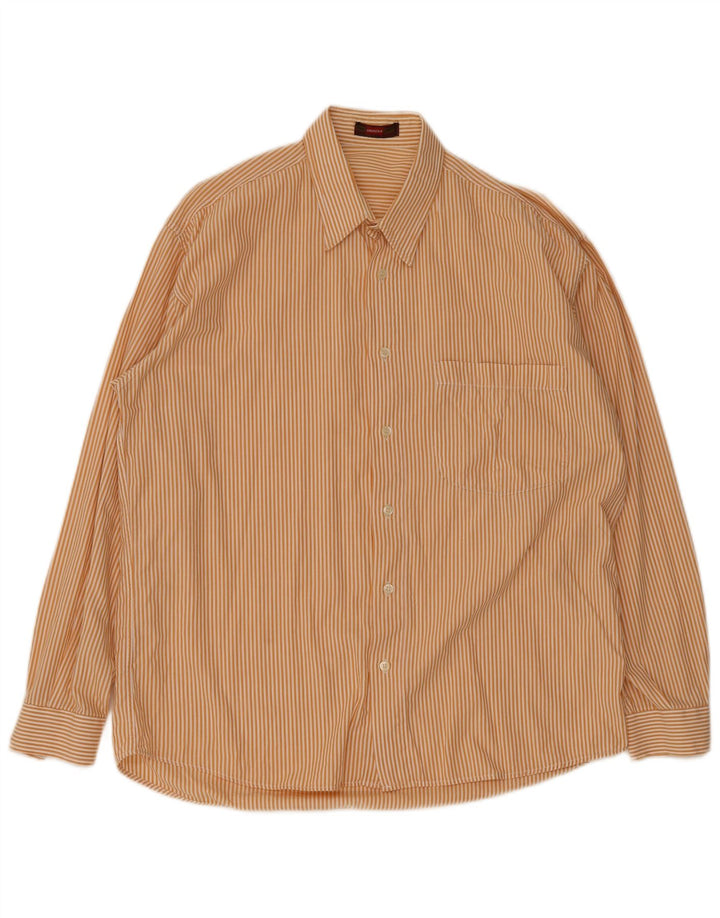 Camicia da uomo Carrera grande gessato arancione