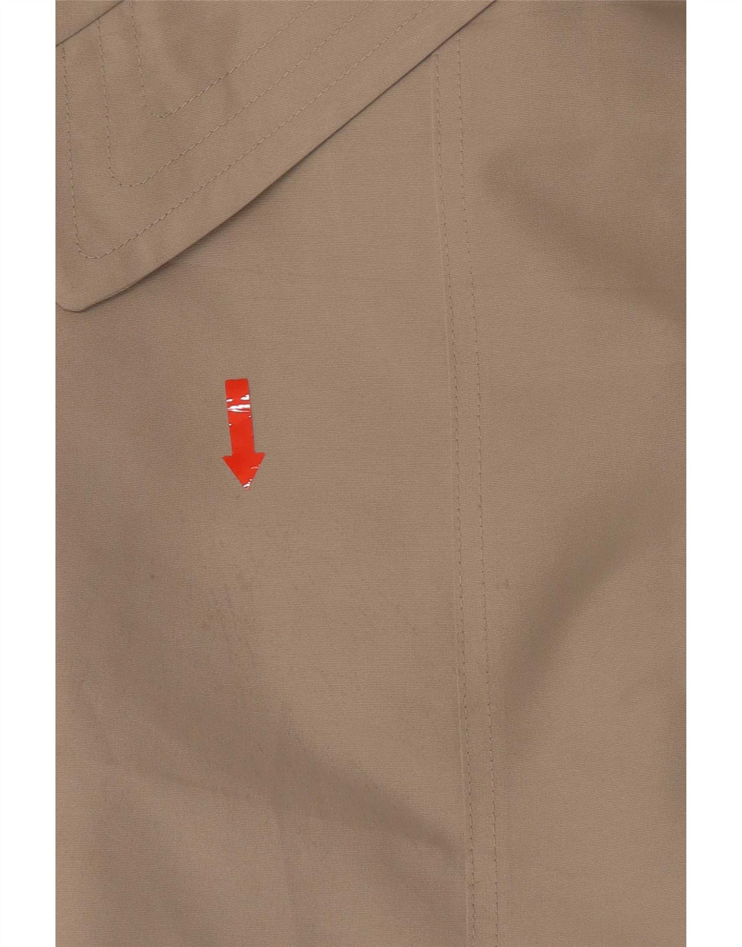 Casaco impermeável feminino Marks & Spencer UK 12 médio bege poliéster clássico