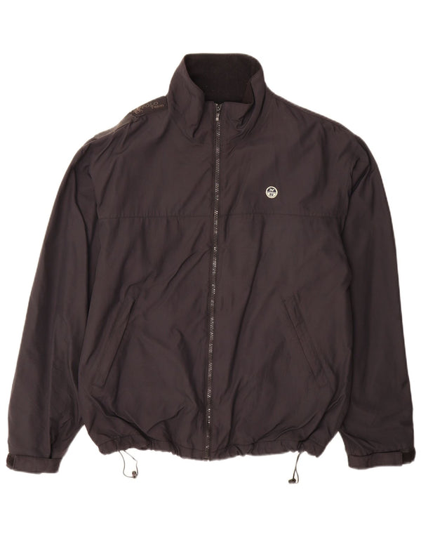 North Sails Mens Windbreaker Jacket UK 36 Small Black Polyamide