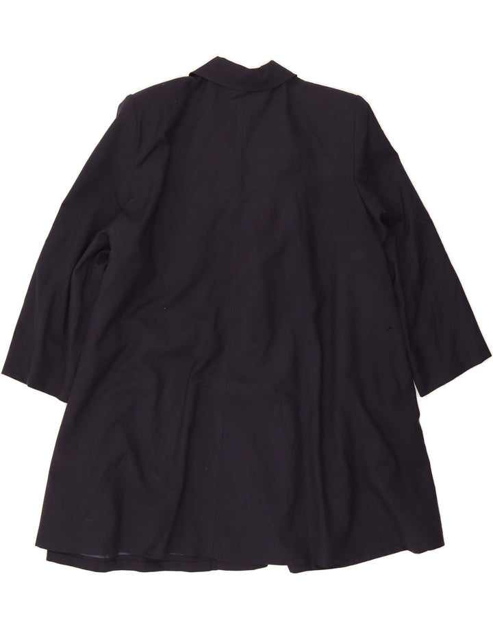 ROCCOBAROCCO Womens Overcoat UK 20 2XL Navy Blue Vintage Roccobarocco and Second-Hand Roccobarocco from Messina Hembry 