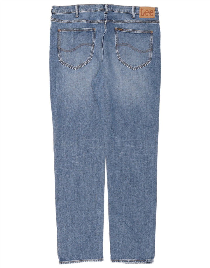 Lee Mens Straight Jeans W38 L33 Blue