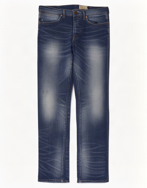 Мужские прямые джинсы Wrangler Spencer W32 L32, синий хлопок