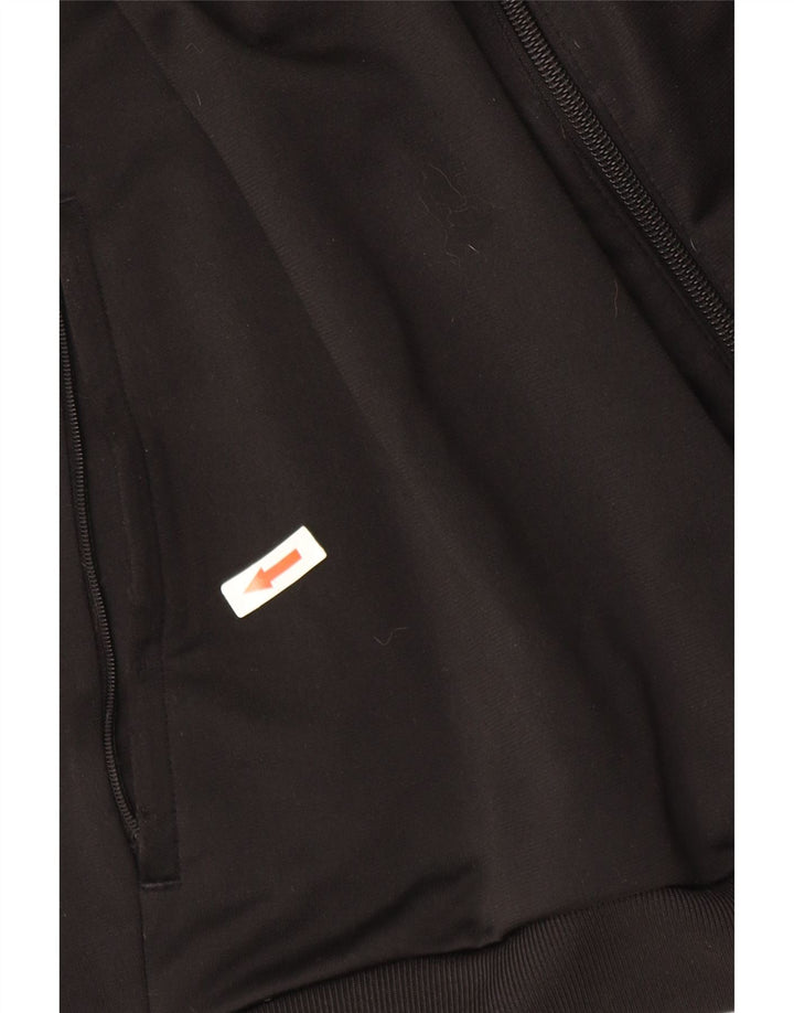Adidas Mens Tracksuit Top Jacket 2XL Black Colourblock Polyester