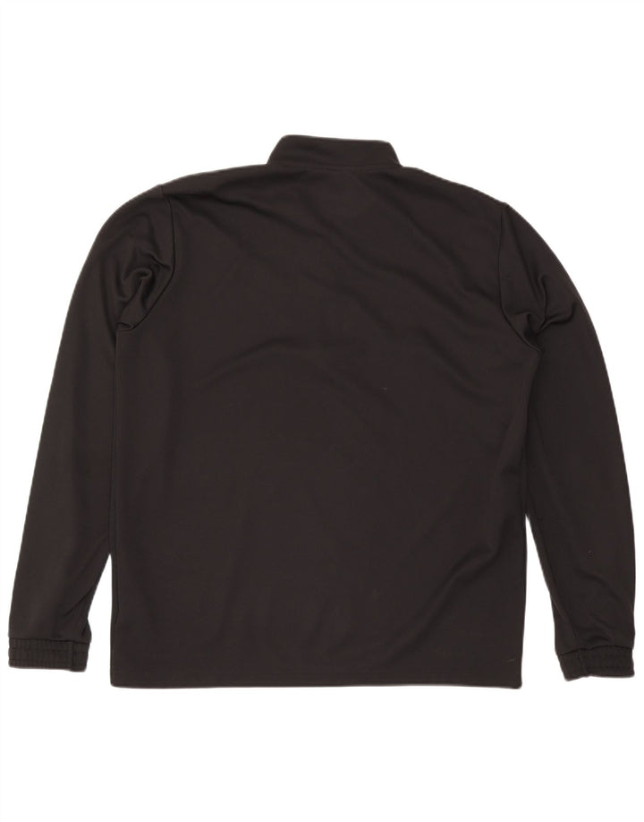 Adidas Uomo Aeroready Zip Collo Pullover Tuta Top XL Poliestere Nero