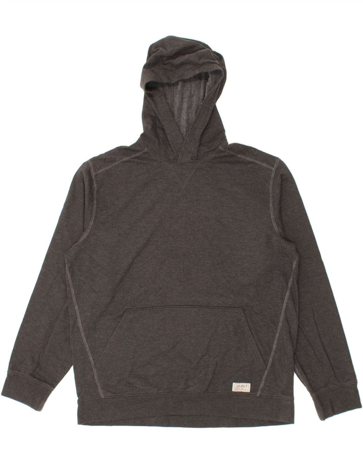EDDIE BAUER Mens Hoodie Jumper Large Grey Cotton Vintage Eddie Bauer and Second-Hand Eddie Bauer from Messina Hembry 