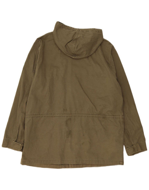 Levi's Herre Hooded Utility Jacket UK 42 XL Khaki Cotton