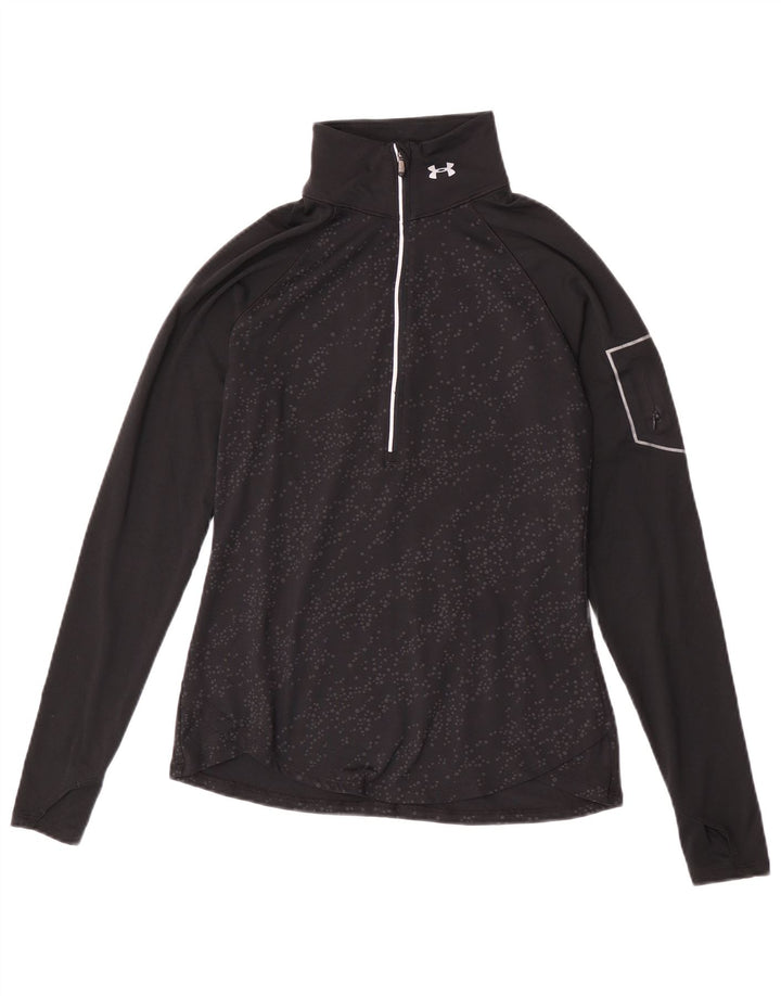 Женский спортивный пуловер Under Armour Top UK 12 Medium Black Spotted
