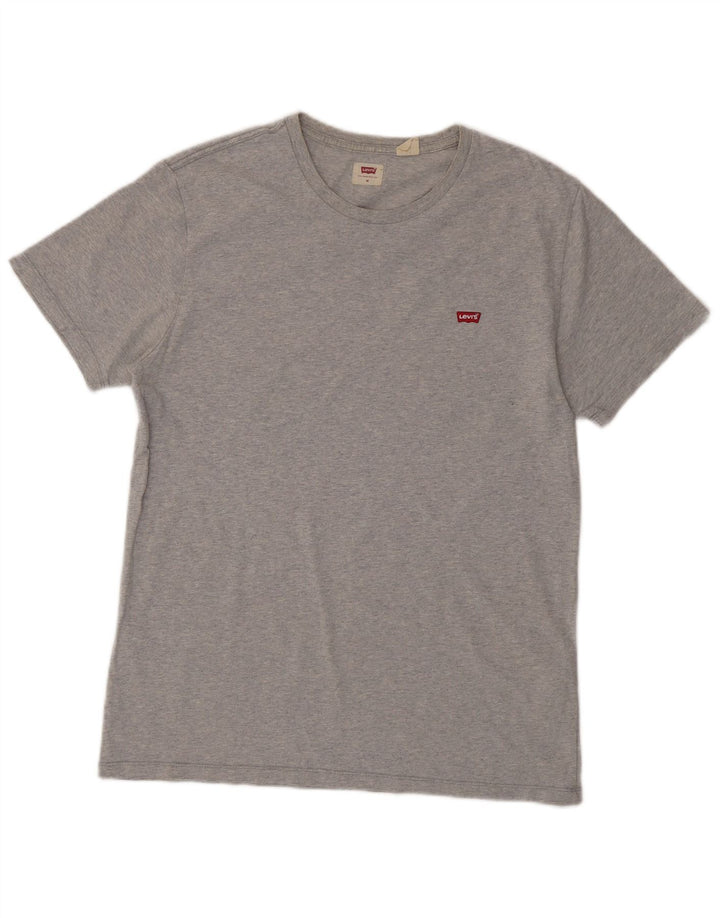 LEVI'S Mens T-Shirt Top Medium Blue Cotton