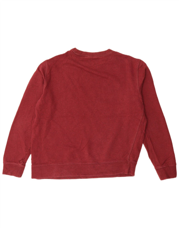 Marks & Spencer Męski sweter bluzowy, duży, bordowy, bawełniany
