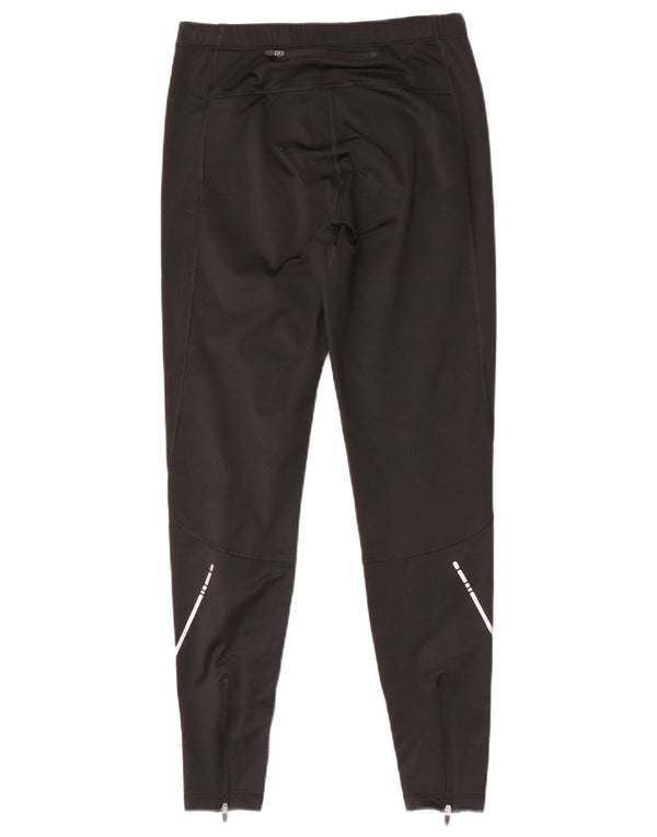 Asics Boys Tracksuit Trousers 13-14 Years Medium Black Polyester