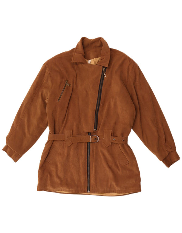 Vintage Womens Utility Jacket EU 42 Large Brown