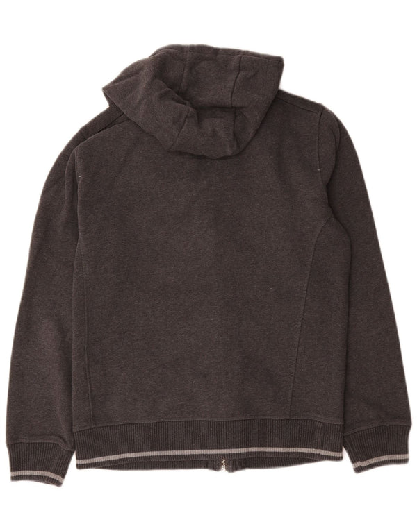 Champion Pull à capuche zippé pour homme Petit coton gris