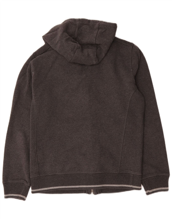 Champion Mens Zip Hoodie Sweater Small Grey Cotton