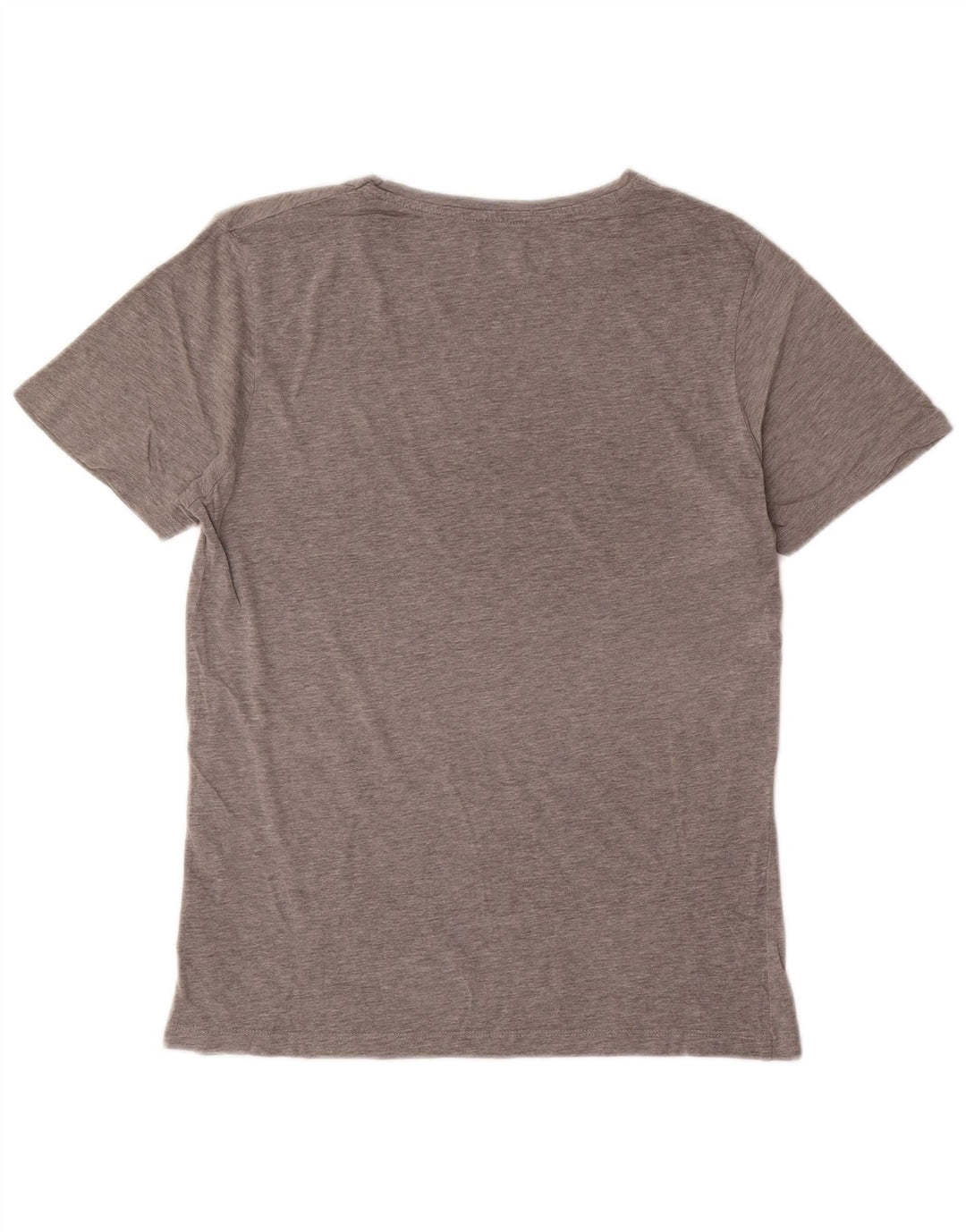 T-shirt grafica da uomo Jack & Jones Top in cotone grigio medio