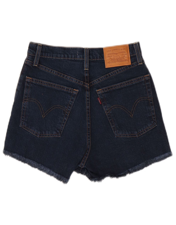 Женские джинсовые шорты Levi's W25 XS, темно-синие, хлопок