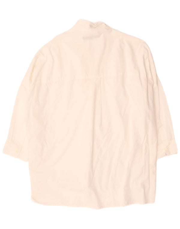 French Connection Womens 3/4 Sleeve Pullover Shirt UK 16 Large White