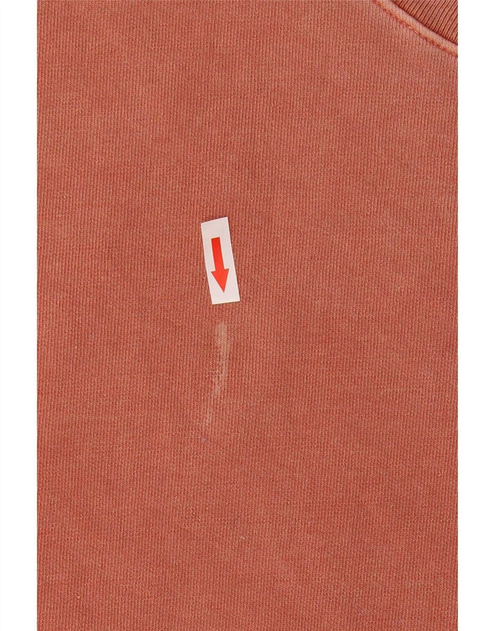 Pulover supradimensionat pentru femei Levi's UK 14 Bumbac roșu mediu