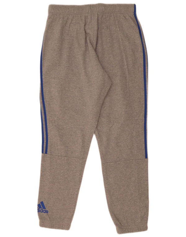 Adidas Pantalon de survêtement pour homme Joggers UK 46/48 XL Gris Moucheté Coton