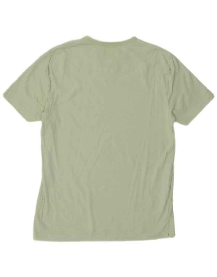 French Connection Mens T-Shirt Top Medium Green Cotton